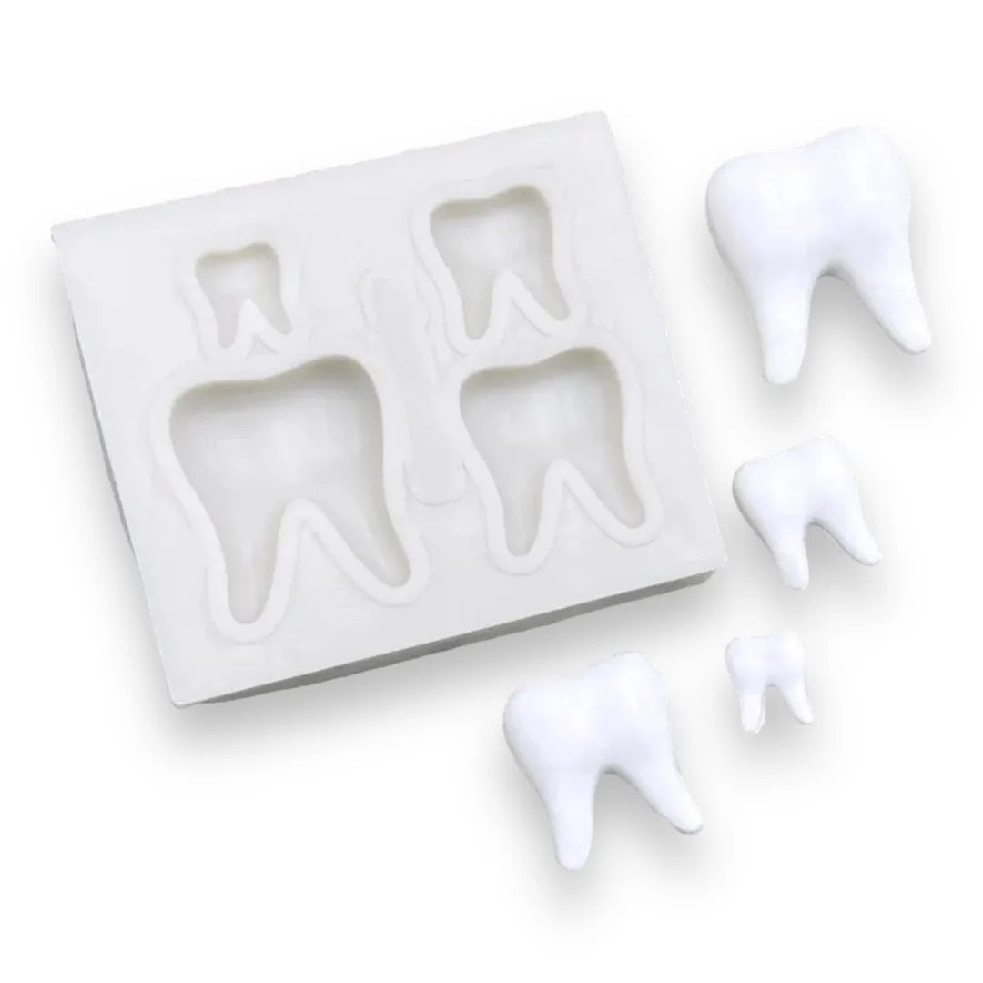 Molde Silicona Mini Muelas x2cav