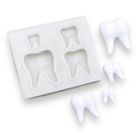 Molde Silicona Mini Muelas x2cav