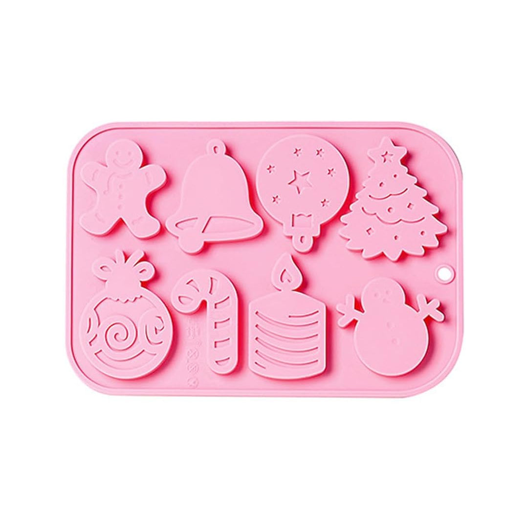 Molde Silicona Mágica Navidad x8cav