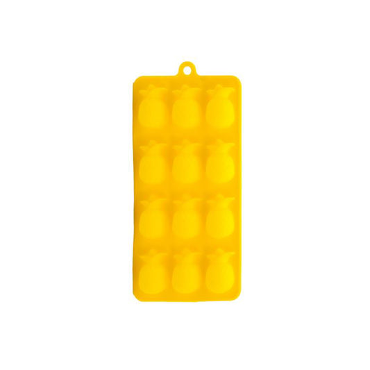 Molde Silicona Hielo Piñas x12 cav