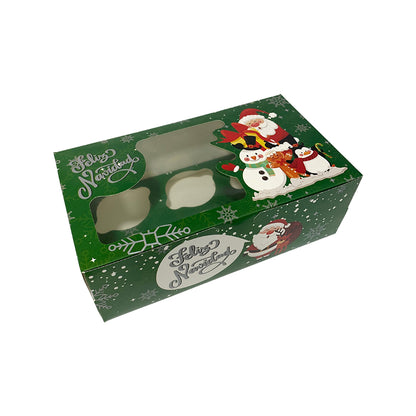Caja Navidad Cupcake x6cav (27x15x9.5cm)