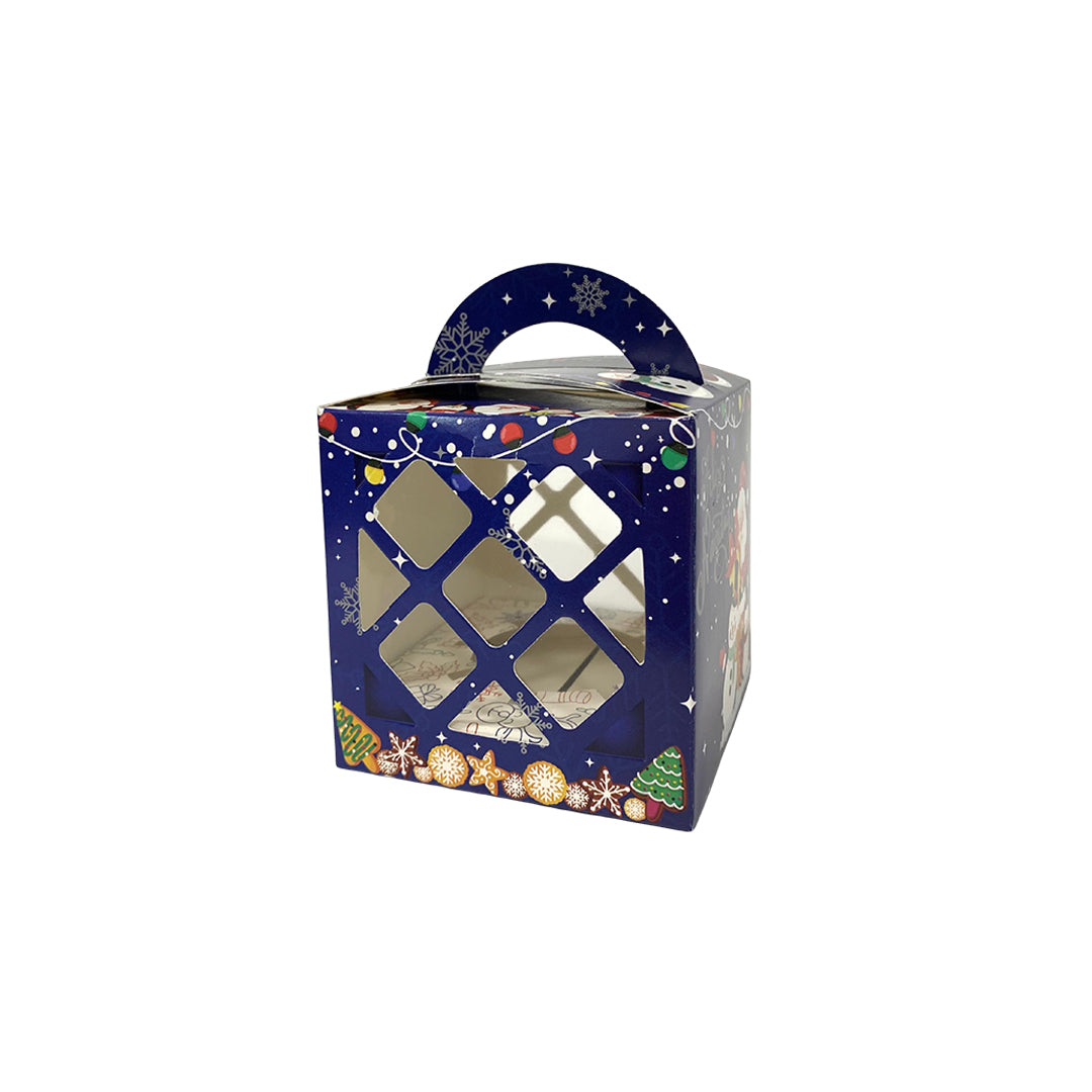 Caja Navidad Cupcake x1cav (9x9x9cm)