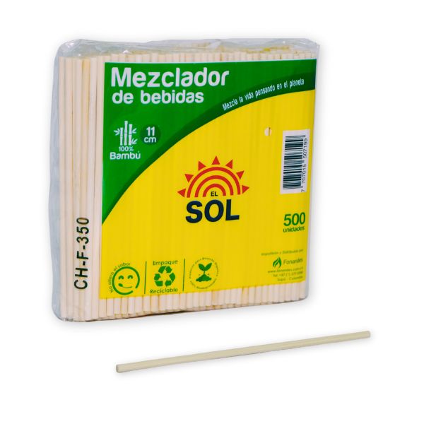 Mezclador de Madera El Sol 11cm x500und