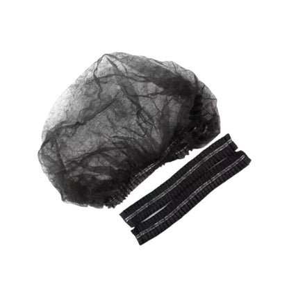 Gorro Desechable Tipo Oruga Negro x100und