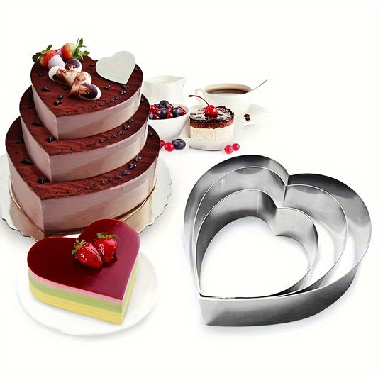 Set Cortadores Pastel Corazón x3und