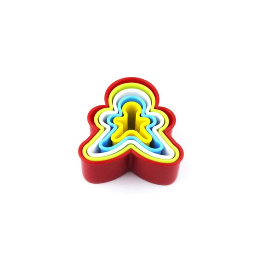 Set Cortadores Plásticos Muñeco de Jengibre x5und