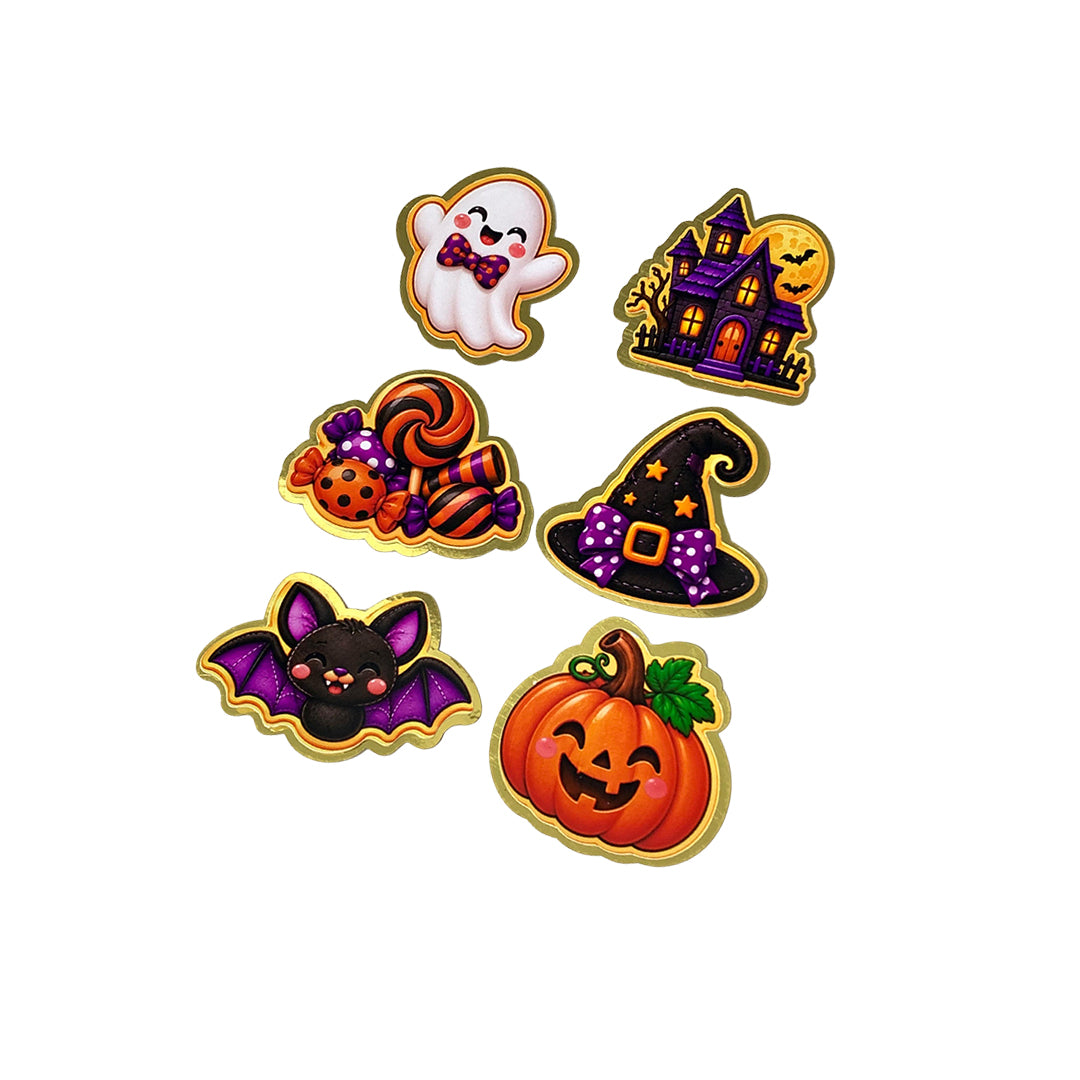 Aplique Halloween x6 piezas