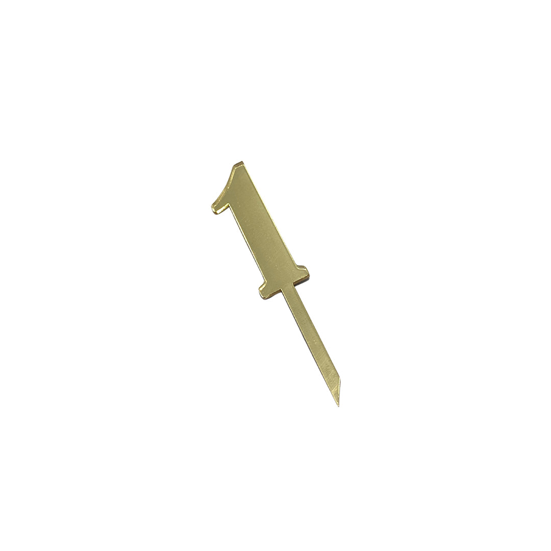 Topper Mini Números x1und