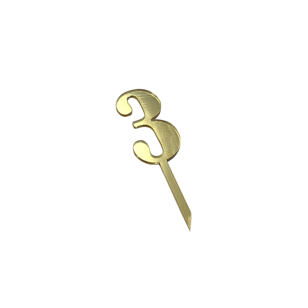 Topper Mini Números x1und