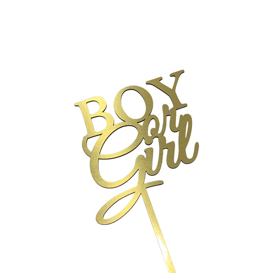 Topper Boy or Girl Dorado Pequeño REF: R109-14