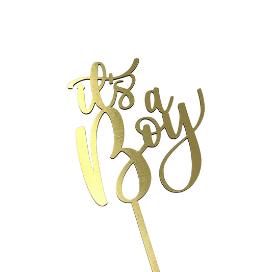 Topper It's a Boy Dorado Pequeño REF: R118-14
