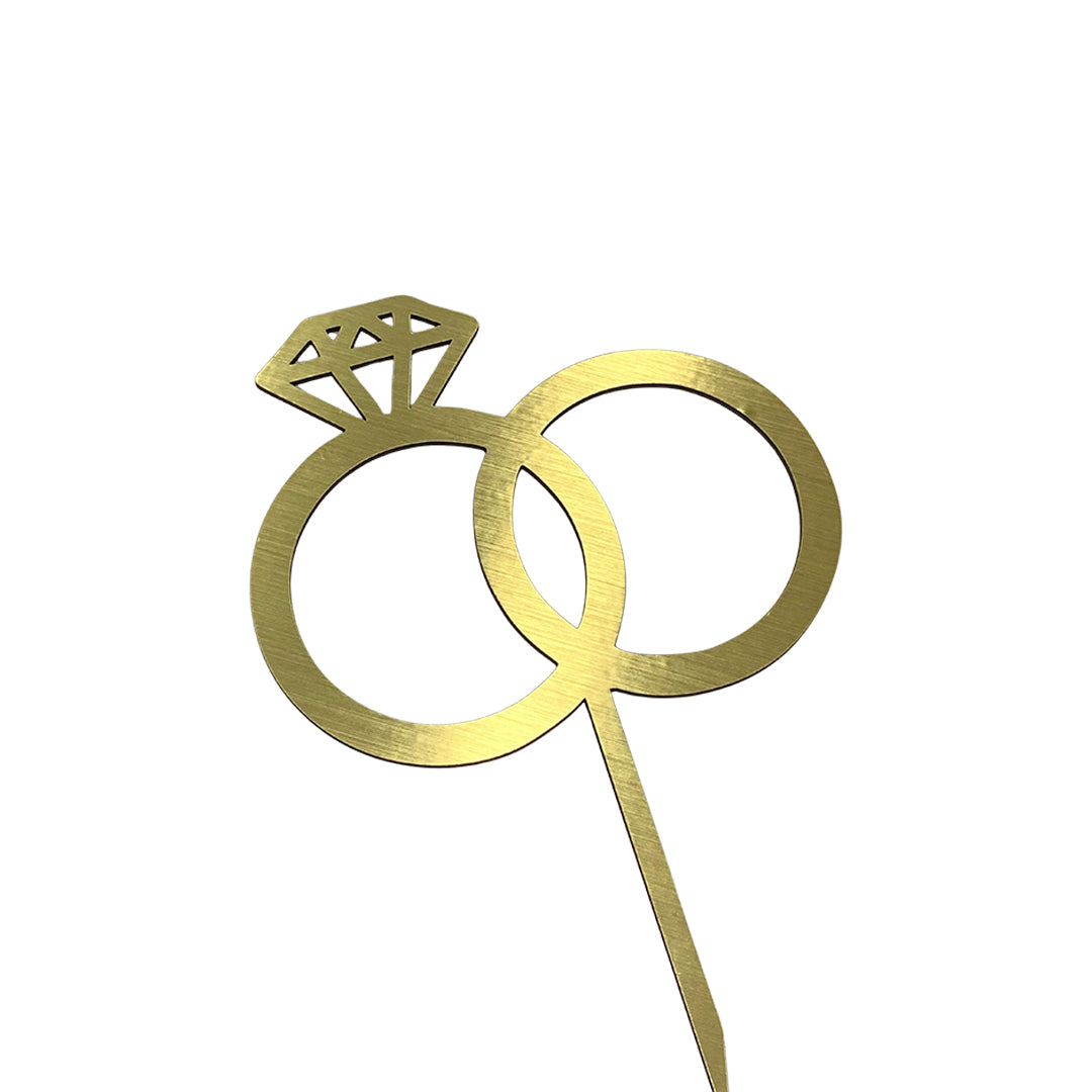 Topper Boda Pequeño Dorado REF: R43-14