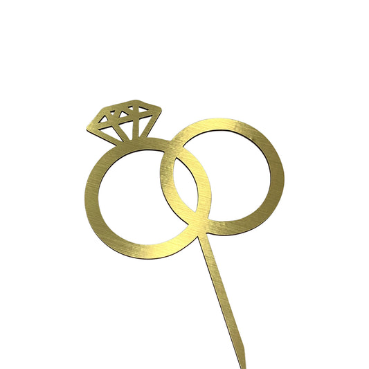 Topper Boda Pequeño Dorado REF: R43-14