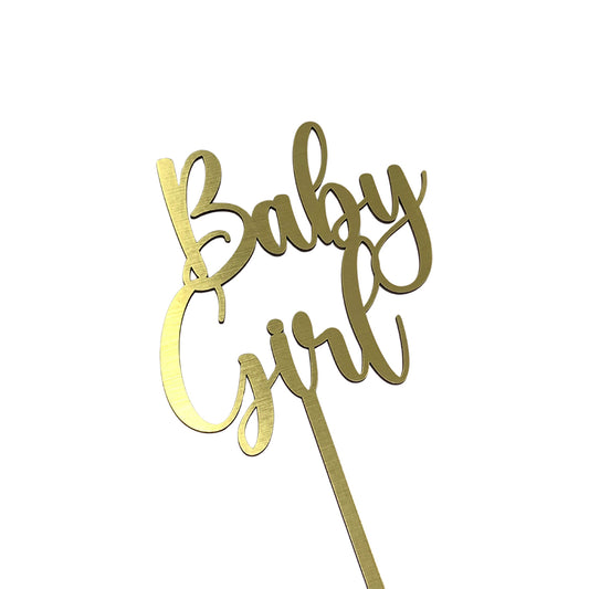 Topper Baby Girl Dorado Pequeño REF: R117-14