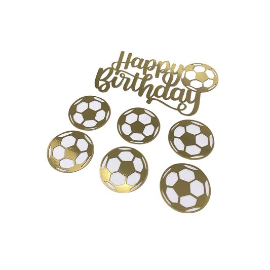 Aplique Happy Birthday Fútbol