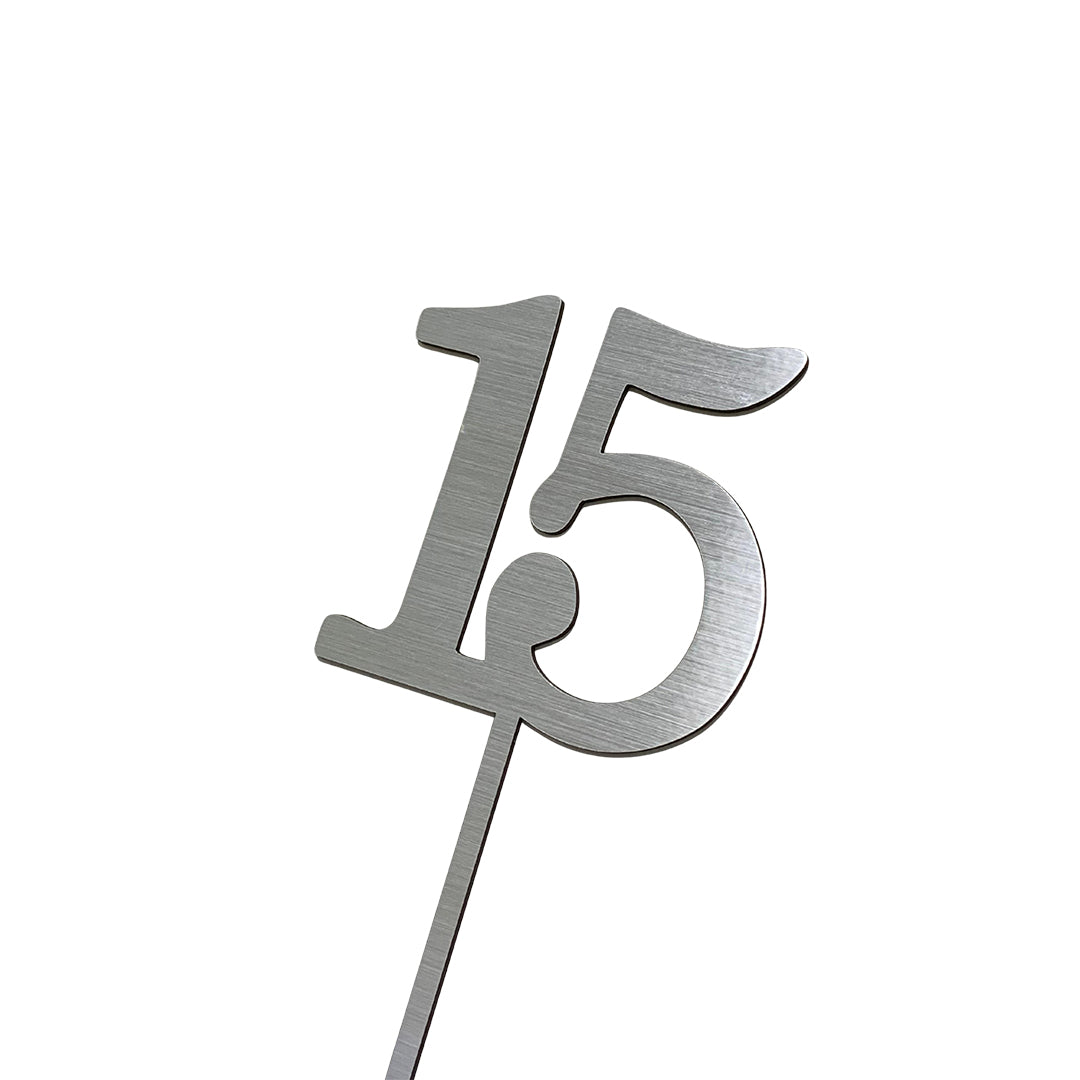 Topper 15 Pequeño Dorado REF: R67-14