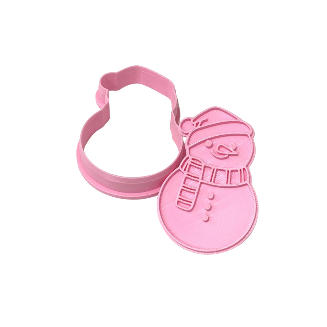 Cortador Plástico Muñeco de Nieve REF: CS27