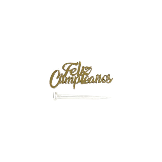 Topper Frontal Feliz Cumpleaños x1und