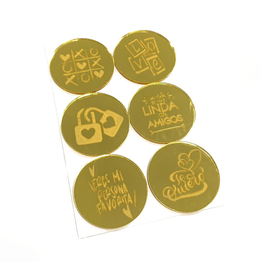 Moneda Decorativa "Amistad" x6und