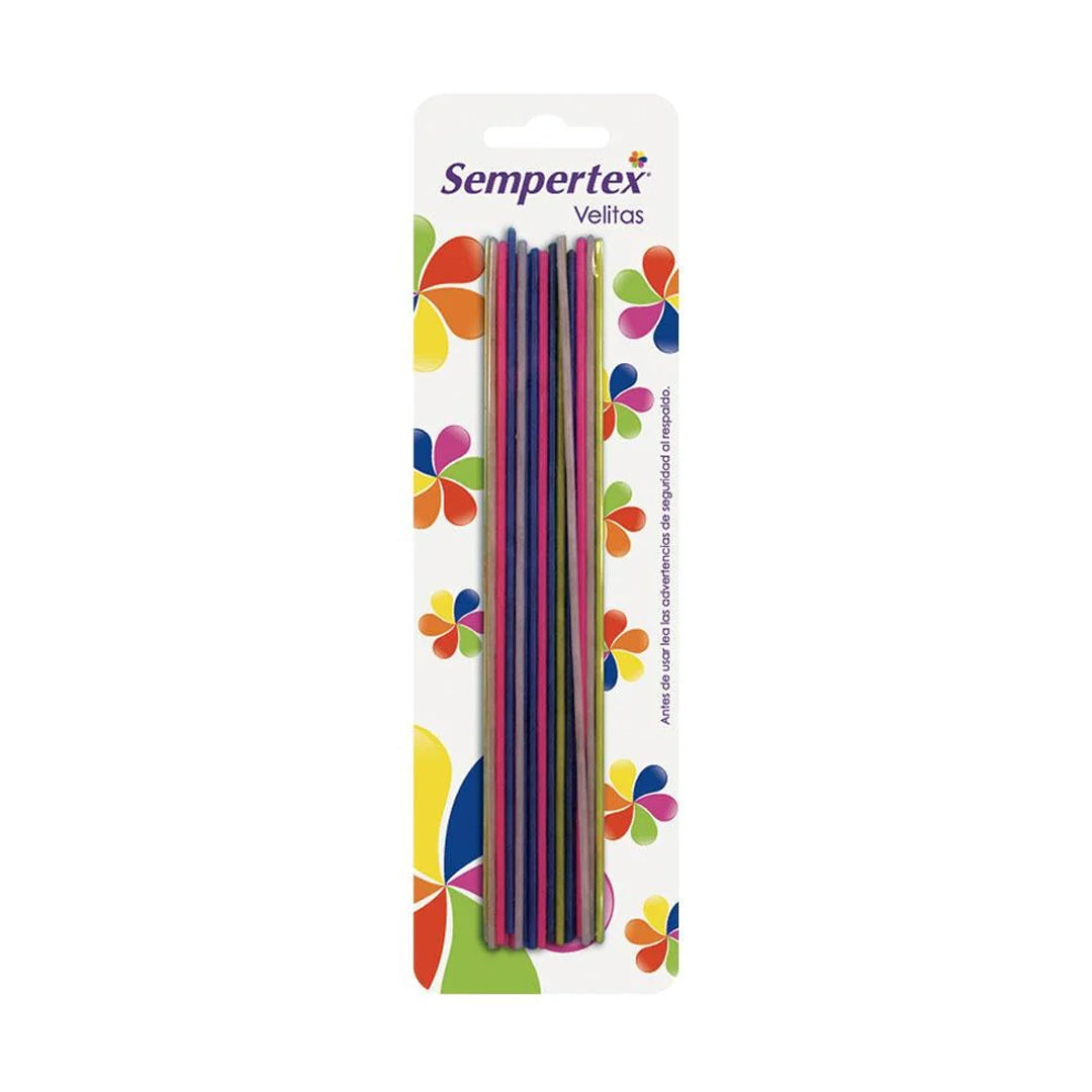 Vela Fina Chispita Sempertex x18und