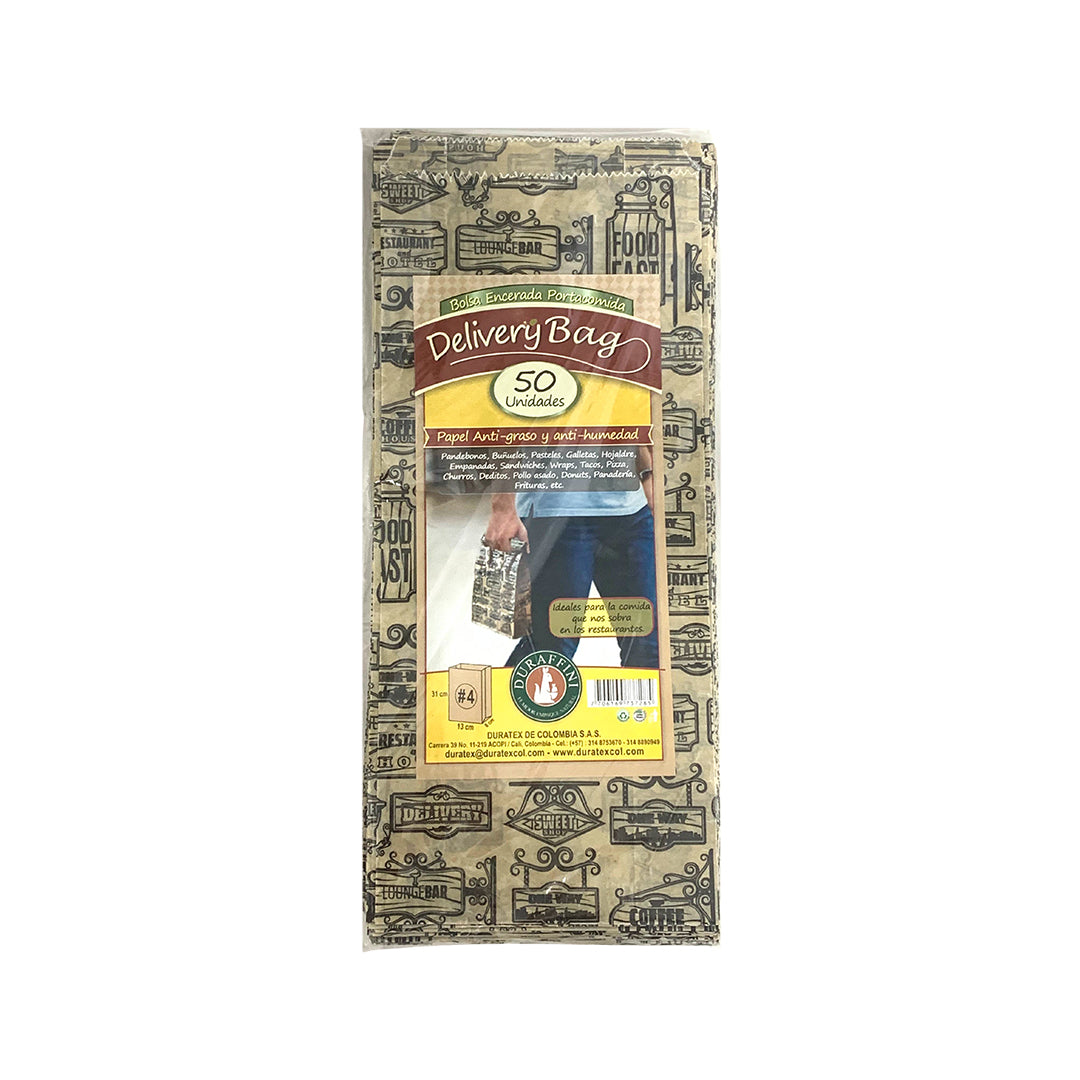 Bolsa Encerada Delivery Bag #4 x50und