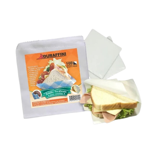 Bolsillo Parafinado Blanco #13 x100und