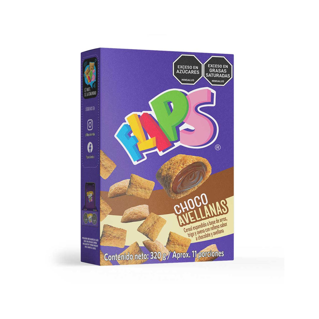 Flips Choco Avellana x320gr