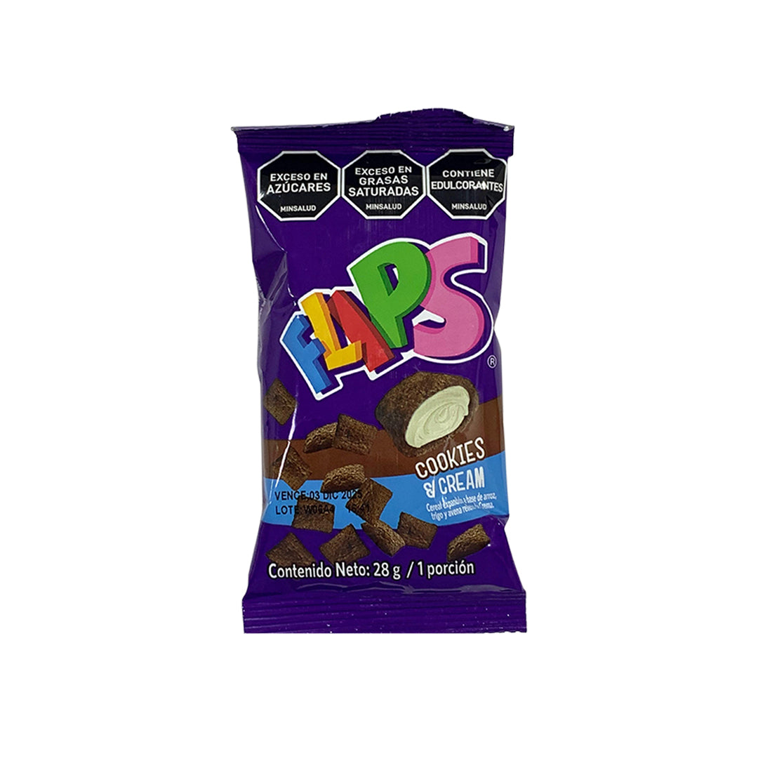 Flips Cookies Flips Cookies & Cream x120gr – Dispropan Caribe SAS