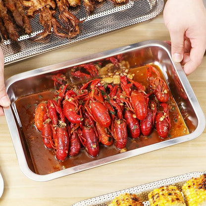 Bandeja Metálica Rectangular