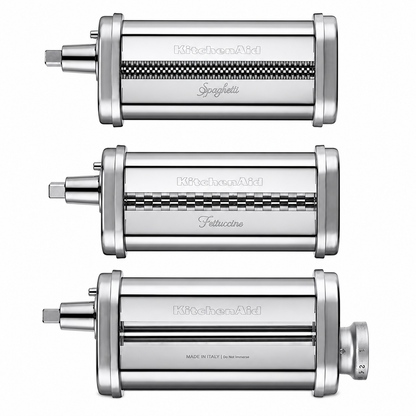 Amasador y cortador de pastas KitchenAid, fotografía de producto con fondo blanco