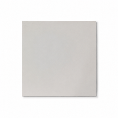Base cuadrada MDF blanca de 35 cm, fotografía profesional sobre fondo blanco