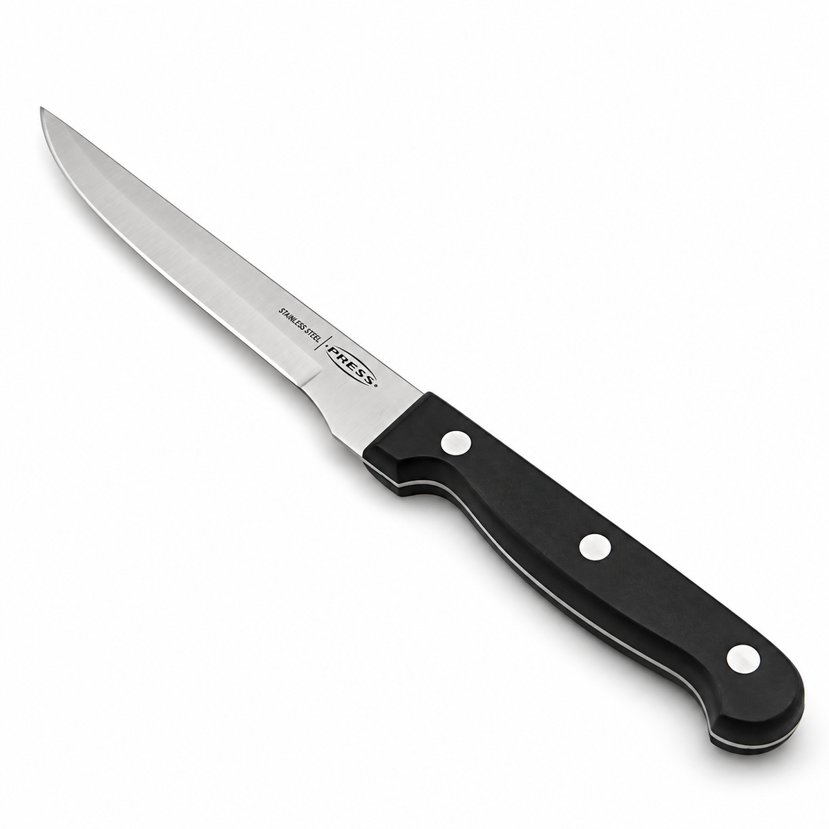 Cuchillo para deshuesar de 16.5 cm Press, fotografía profesional sobre fondo blanco