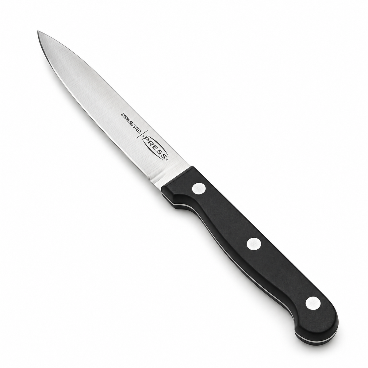 Cuchillo para vegetales de 12.5 cm Press, fotografía profesional sobre fondo blanco