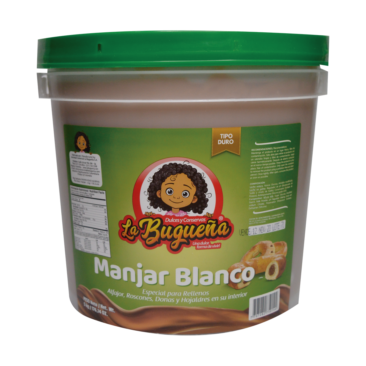 Dulce De Leche La Bugueña Tipo Duro X5Kg