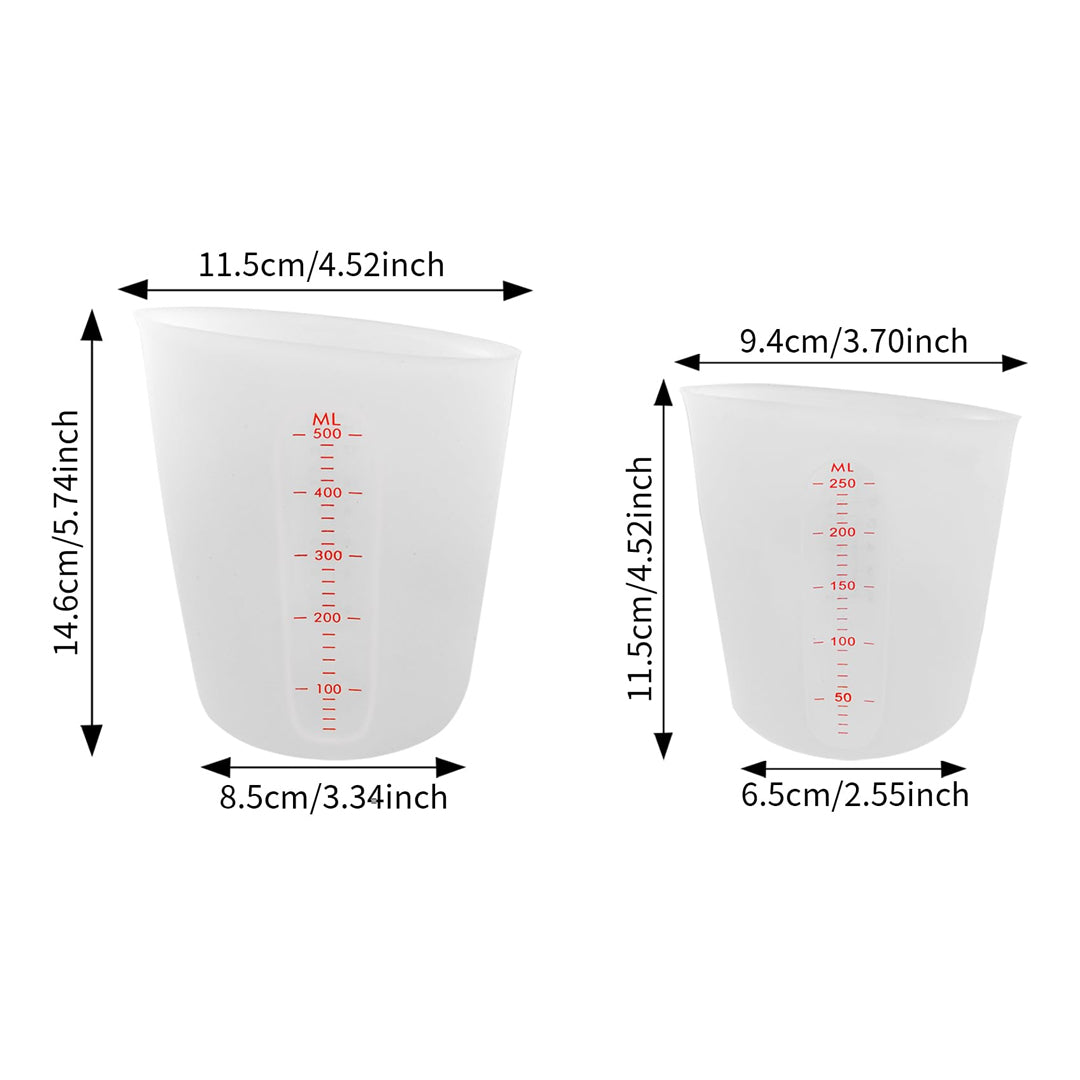 Taza Medidora de Silicona