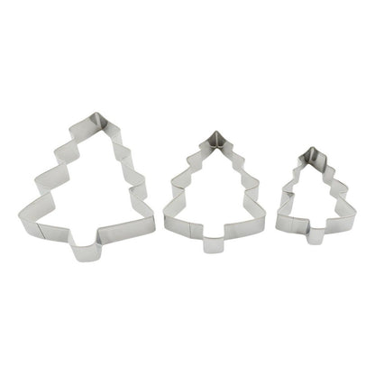Set Cortadores Metálicos Árbol de Navidad x3und