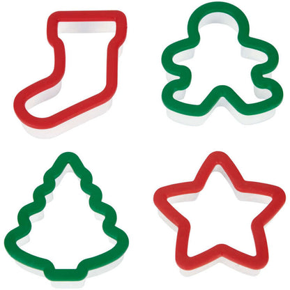 Set Cortadores Plásticos Navideños Wilton