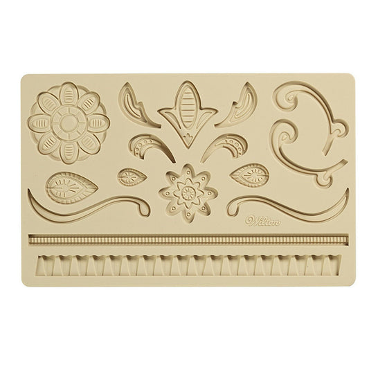 Molde Silicona Encaje Wilton