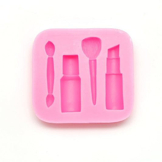 Molde Silicona Maquillaje x4cav