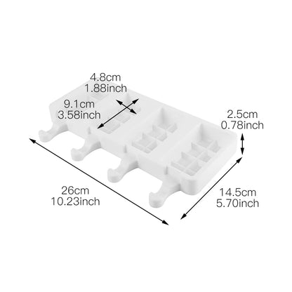 Molde Silicona Paleta Choco Jet x4cav