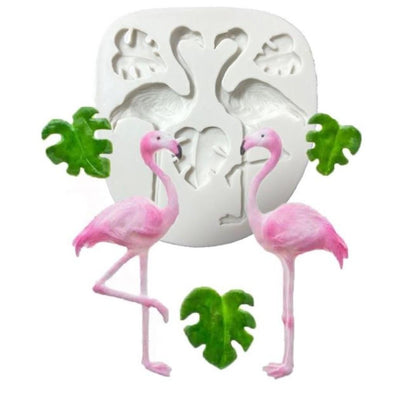 Molde Silicona Flamingos