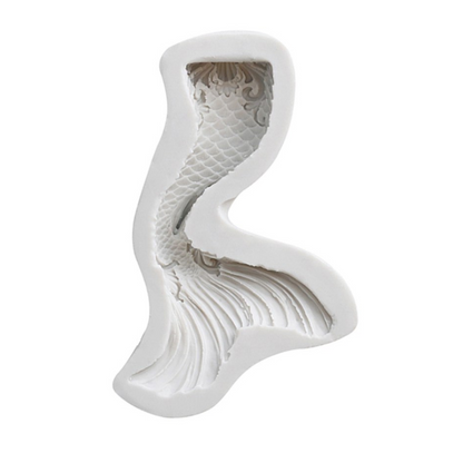 Molde Silicona Cola de Sirena 12cm