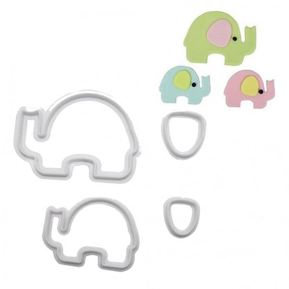 Cortador Plástico Elefante x2und