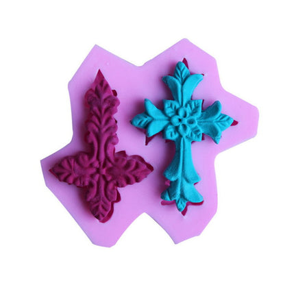 Molde Silicona Cruz x2cav