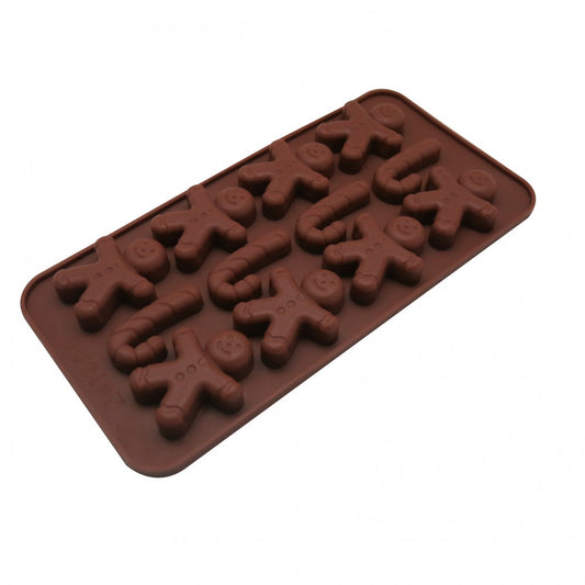 Molde Silicona Choco Jengibre x12 cav