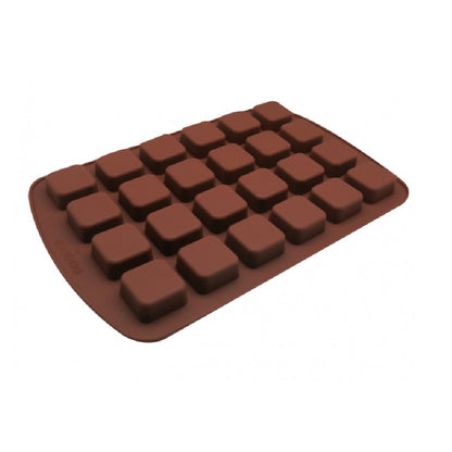 Molde Silicona Mini Brownie x24 cav