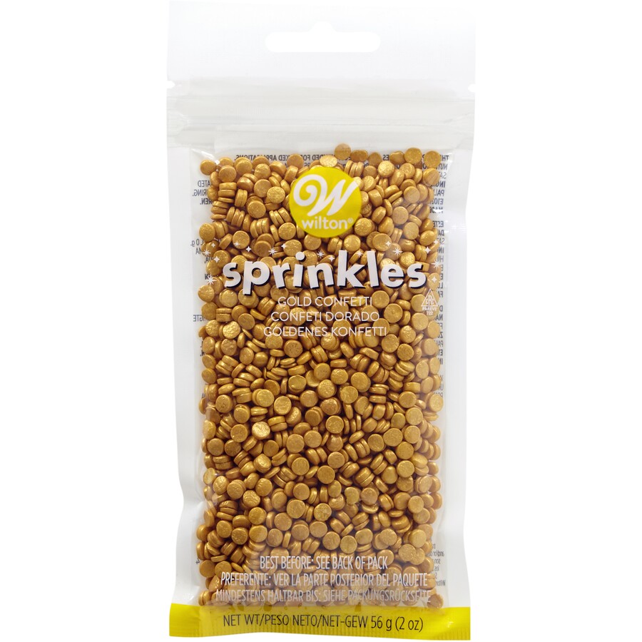 Sprinkles Confeti Dorado Wilton x56gr