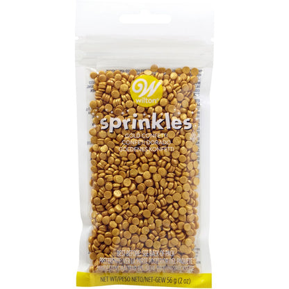 Sprinkles Confeti Dorado Wilton x56gr