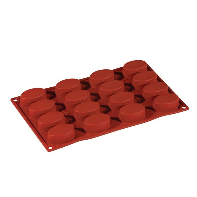 Molde Silicona Óvalos x16cav