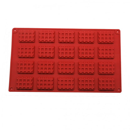 Molde Silicona Choco Tableta x20cav